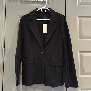 NWT Sanctuary Evereve Bryce Knit Blazer Black